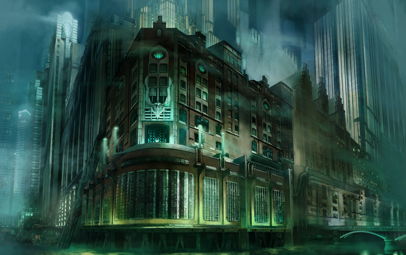 Illustration for article titled Dark City, Cool Art: Awesome Neo-Noir and Urban Fantasy Cityscapes